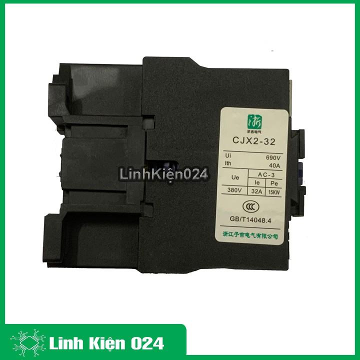 Khởi động từ contactor CJX2 380v thường đóng NC vỏ chống cháy, công suất lớn