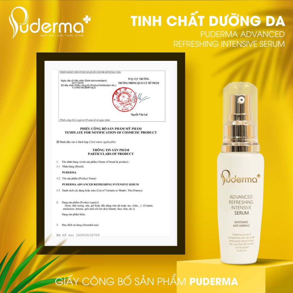 Combo dưỡng da chuyên sâu: Toner Puderma 130ml, Serum Puderma 60ml và Kem đêm Puderma 50 ml giúp dưỡng ẩm