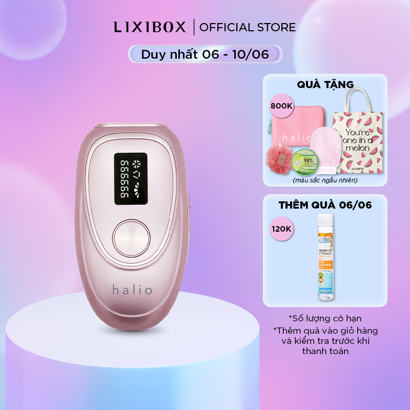 Máy Triệt Lông Băng Lạnh Trẻ Hóa Da Halio IPL Cooling Hair Removal Device