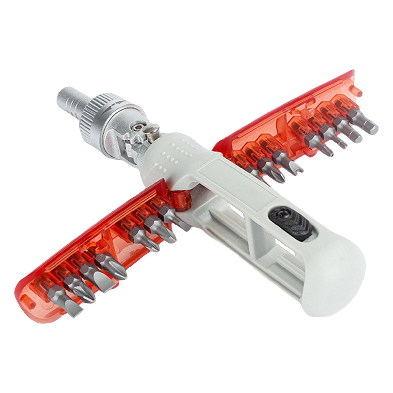 Ratchet Screwdriver Hand Tools for Emergency Office Outdoor Work Home Maintenance