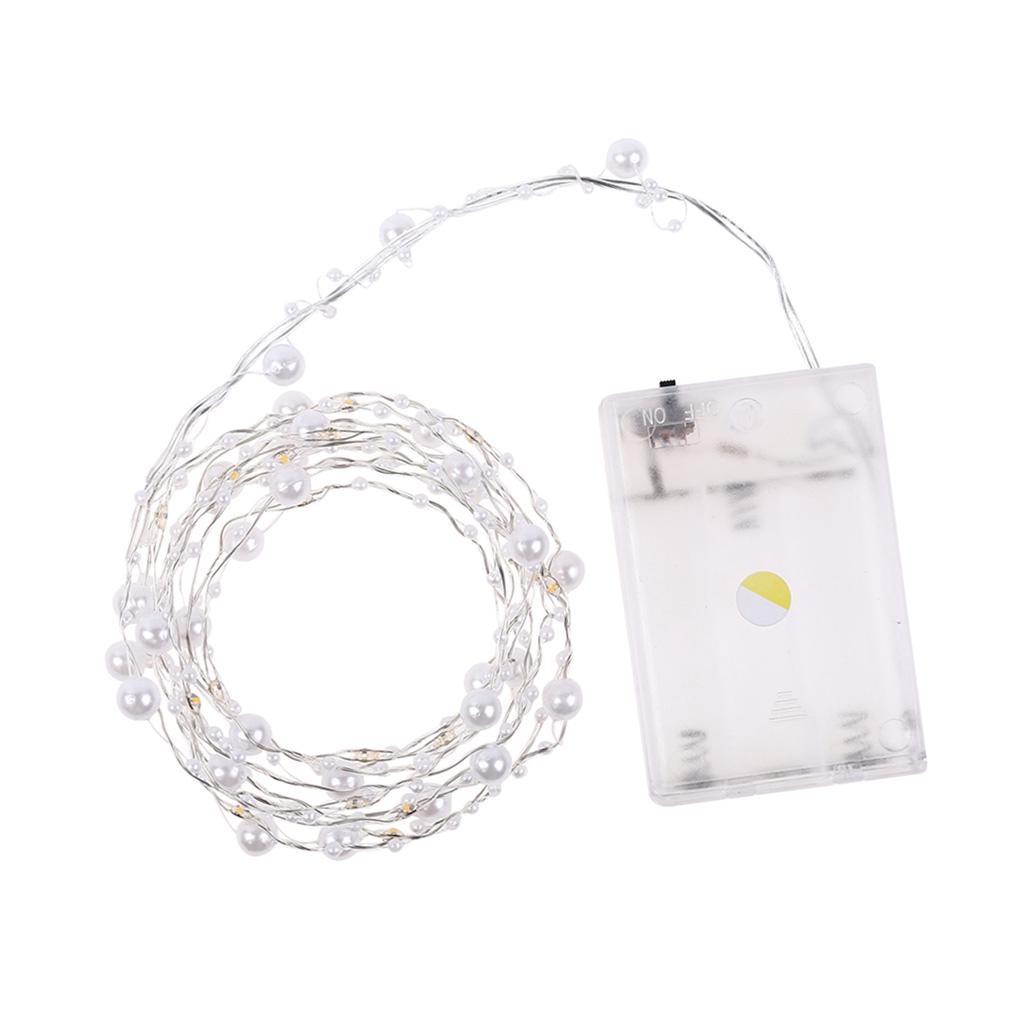 LED Fairy Lights Pearl LED String Lights Holiday Party Decorative Lights