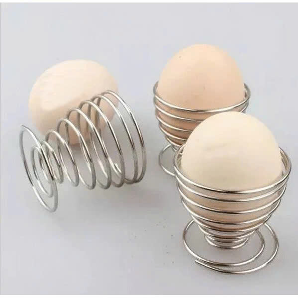 COMBO 3 Ly Ăn Hột Vịt Lộn Inox Vòng Xoắn Chống Nóng Trứng