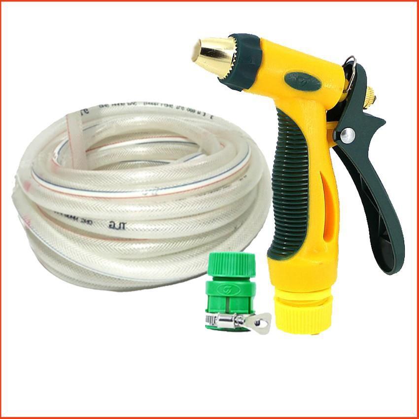 Bộ dây vòi xịt nước rửa xe,tưới cây tăng áp 3 lần 15M 206317