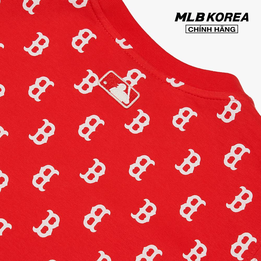 MLB - Đầm mini ngắn tay phom suông Monogram 3FOPM0123