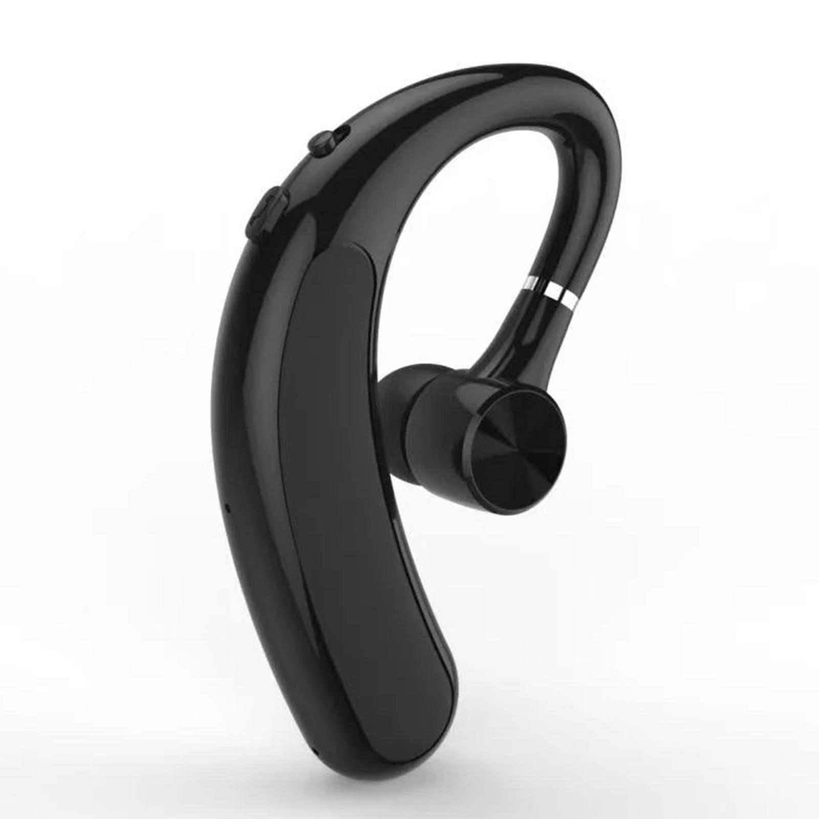 Wireless Headset Business Earphones Rechargeable Noise Cancelling Surround Ear-Hook Bluetooth Headset for Running Sports Laptop Video Music