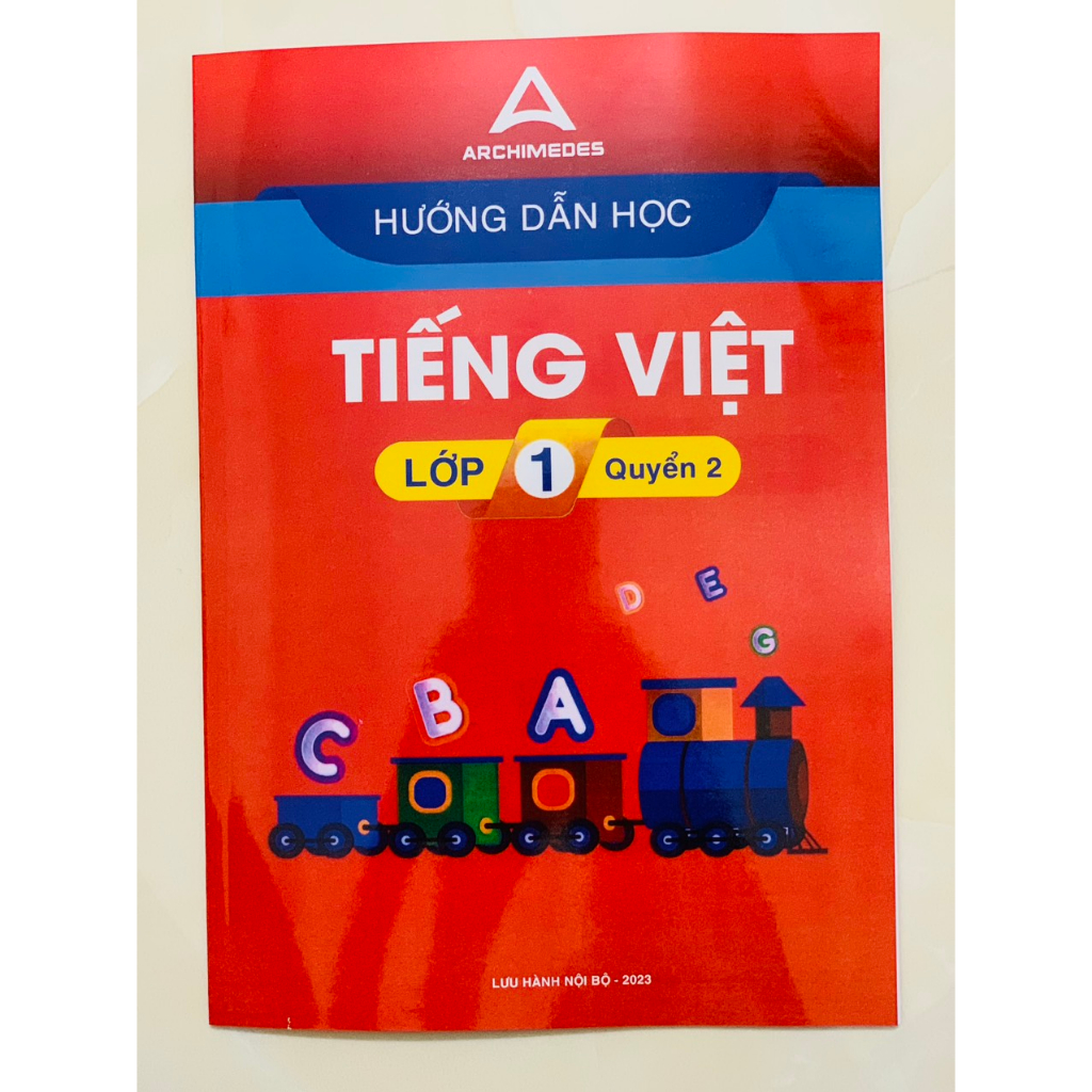 Sách - Combo 4 cuốn Hướng dẫn học tiếng việt lớp 1 (trường Archimedes school )