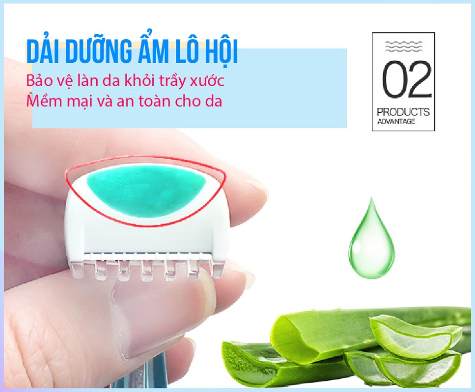 Set 2 dao cạo Thân Nhựa Kai Bikini Line Razor 4901331011641