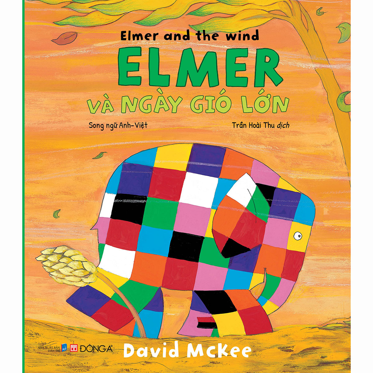 Elmer và ngày gió lớn (Song ngữ Anh Việt)