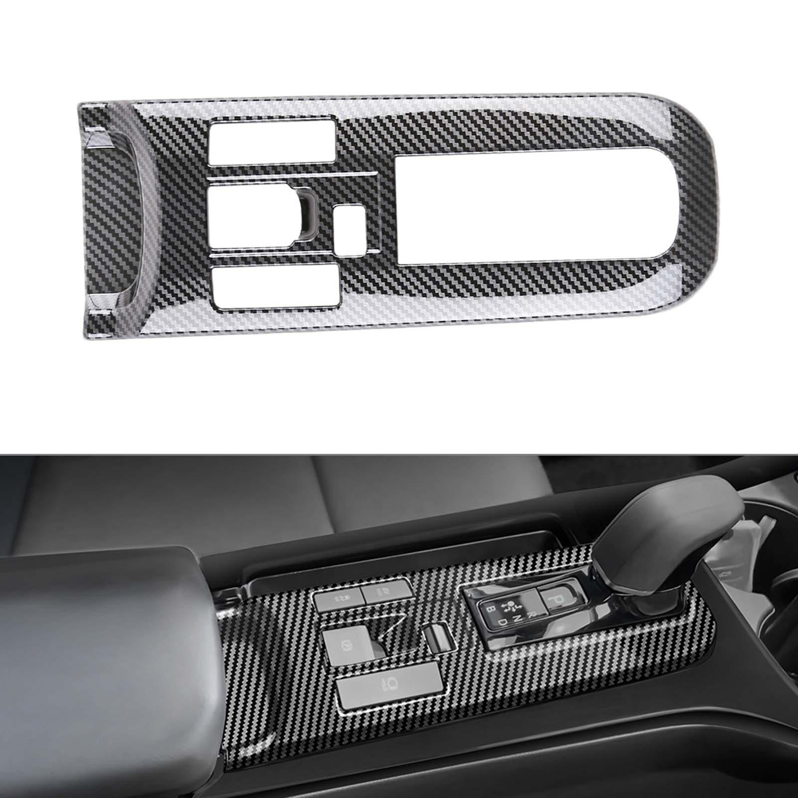 Car Gear Panel Console Sticker Premium for   Carbon fiber texture