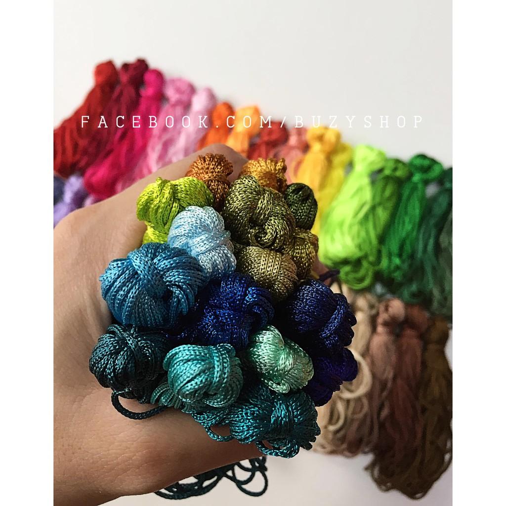 Dây cotton thắt vòng 1mm nguyên liệu thủ công