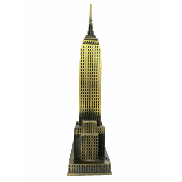 Mô hình tòa nhà Empire State cao 22 cm (Màu Vàng Rêu)