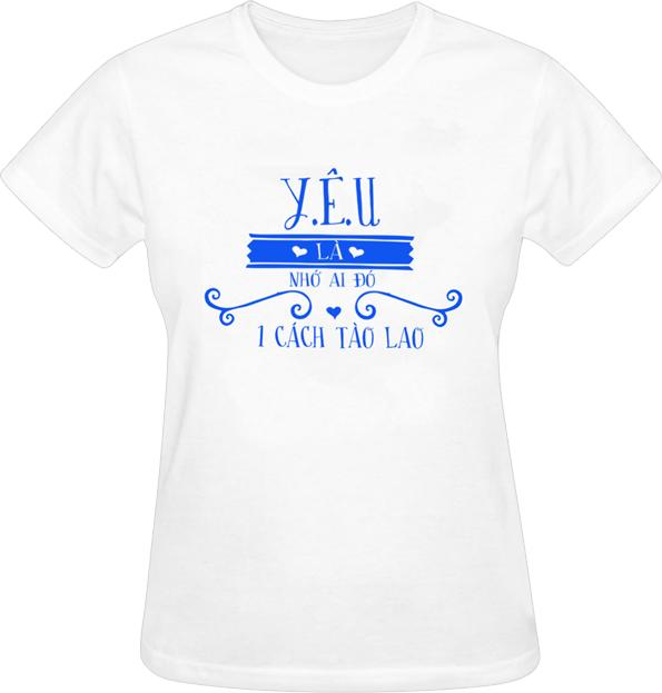 Áo Thun Nữ Hàn Quốc In Hình Dễ Thương Everest AoK881 - Trắng Size L