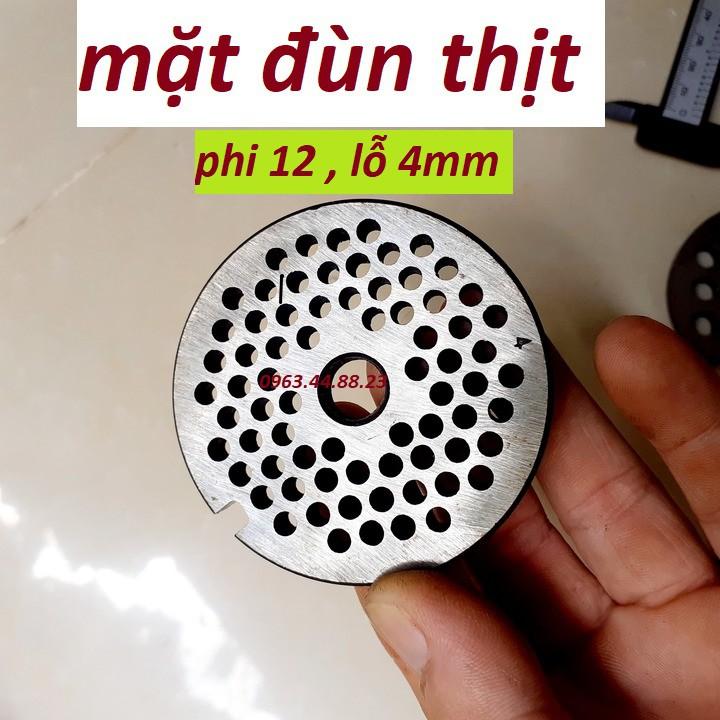 Phụ kiện máy xay thịt, mặt lưới máy xay thịt đùn - xàng 12