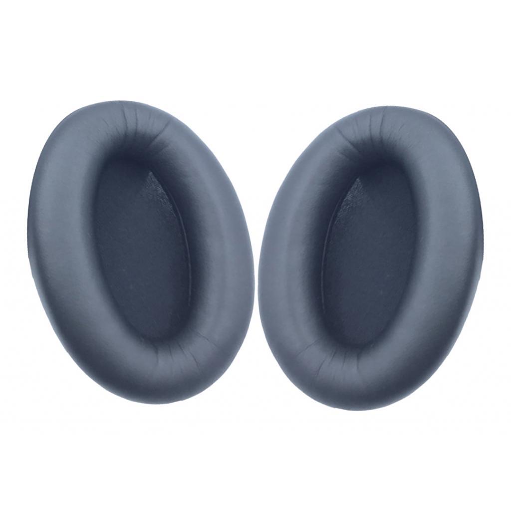 2Pcs Black Earpads Cushions Cover Replacement For  WH-1000XM3 Headphone