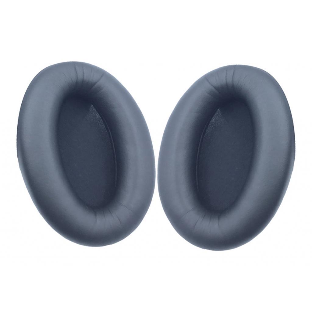 2Pcs Black Earpads Cushions Cover Replacement For WH-1000XM3 Headphone