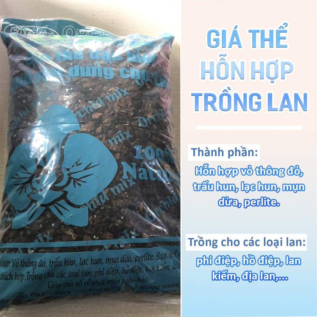 1kg Hỗn Hợp Giá Thể Trồng Lan Cao Cấp - Đầy Đủ Dinh Dưỡng - Qua Đã Xử Lý cho người tập chơi