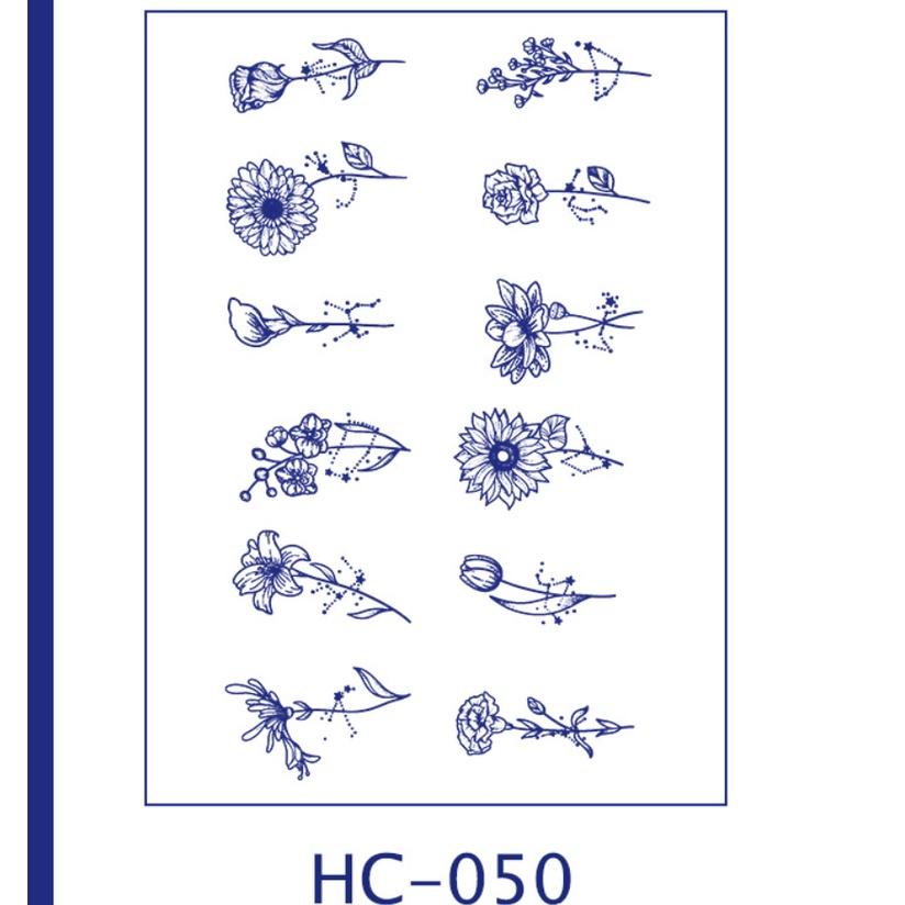 Hình Xăm Dán Tạm Thời Thảo Dược 15 Ngày mã HC050