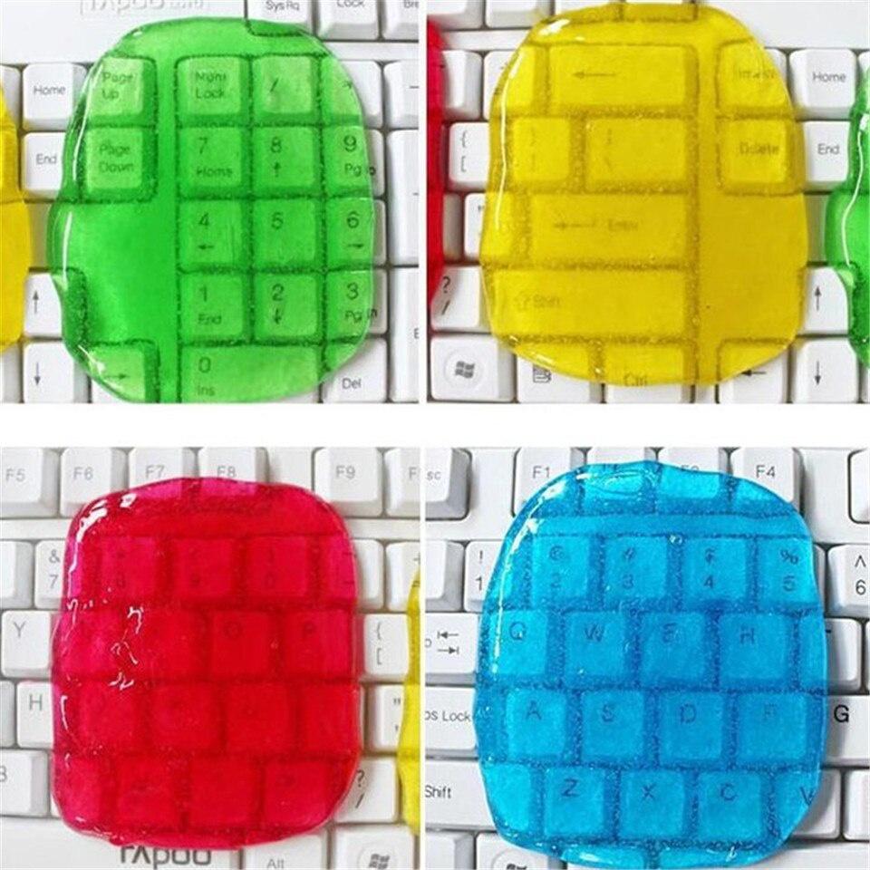 Gel làm sạch bụi bẩn bàn phím máy tính màn hình máy tính laptop màu sắc ngẫu nhiên.