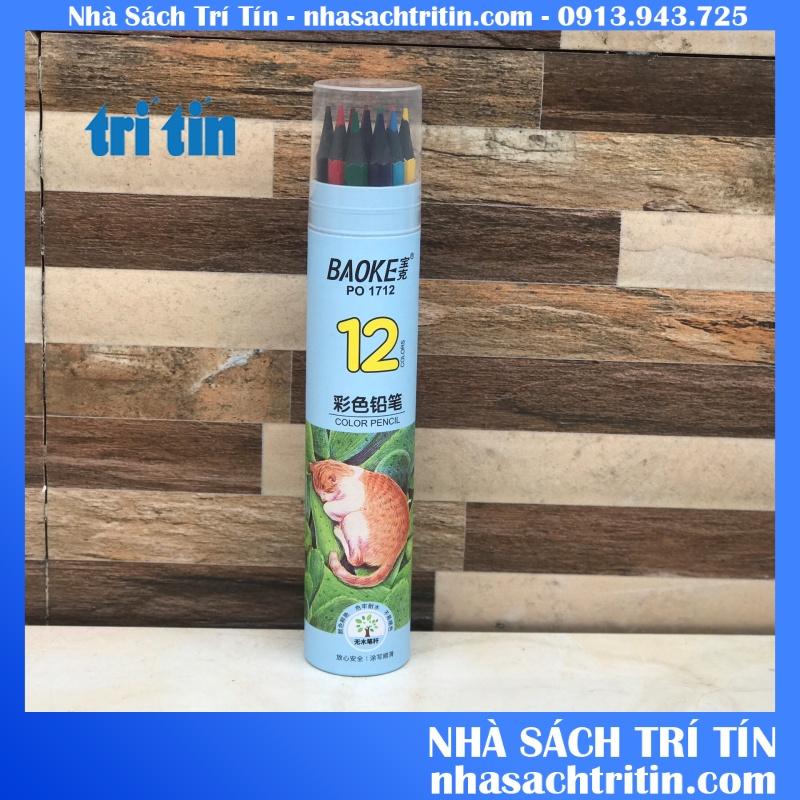 Bút chì màu dẻo Baoke, màu sắc tươi sáng, thân thiện môi trường