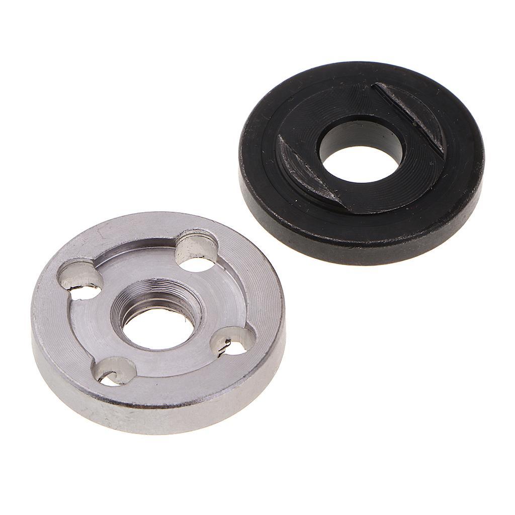 4 Piece Steel Lock Nut And Grinding Flange Nut Kit for 100 Angle Grinders