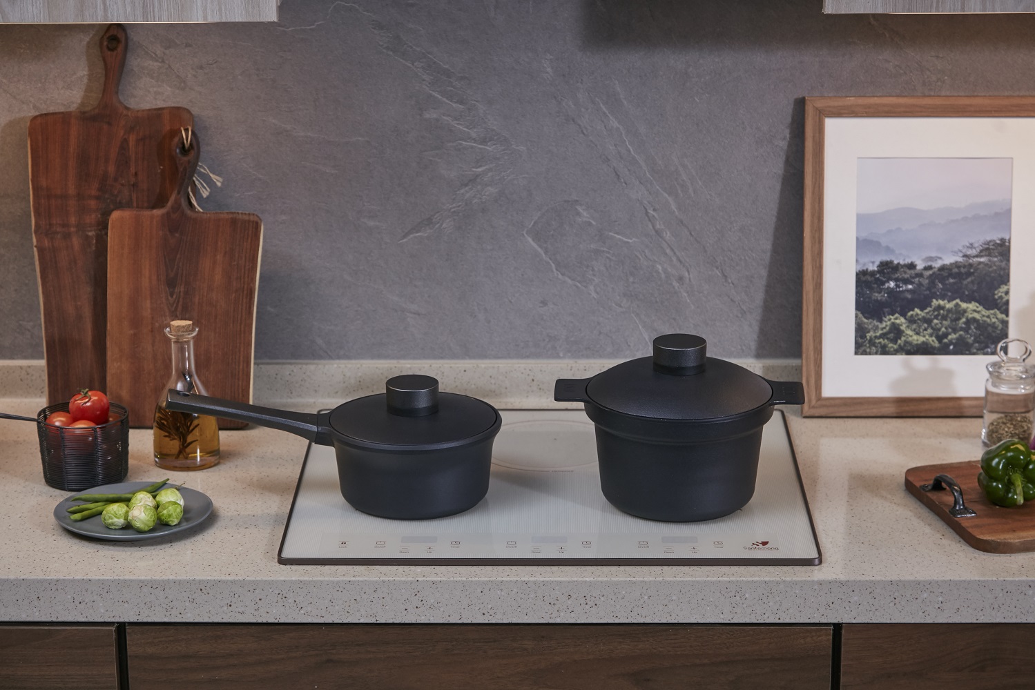 Nồi quánh chống dính nắp nhôm Oslo Kokker 18cm