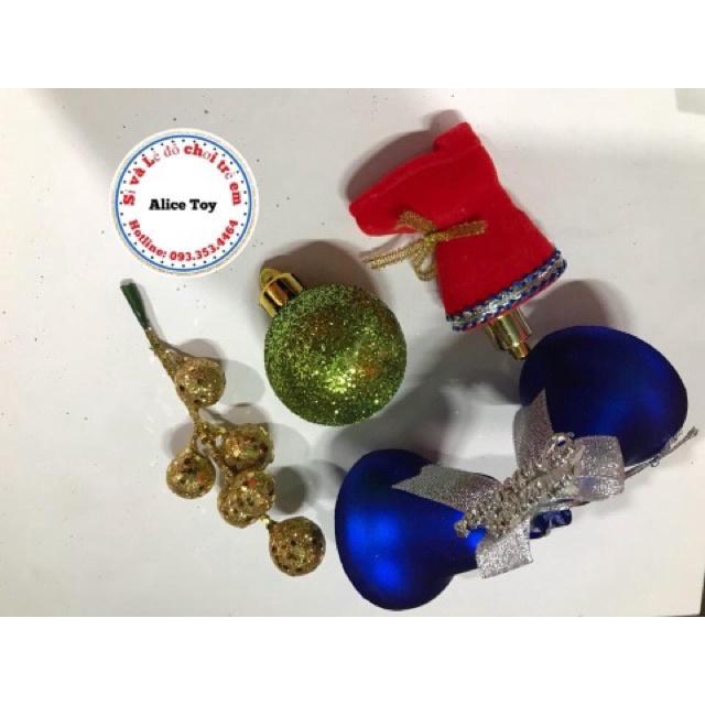 COMBO 10 MÓN TRANG TRÍ NOEL ĐỒ TREO CÂY THÔNG