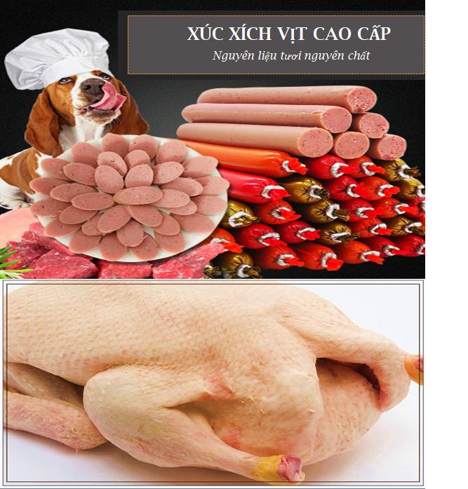 Xúc xích cho chó bịch 30 cây 500gr (mix 5 vị)