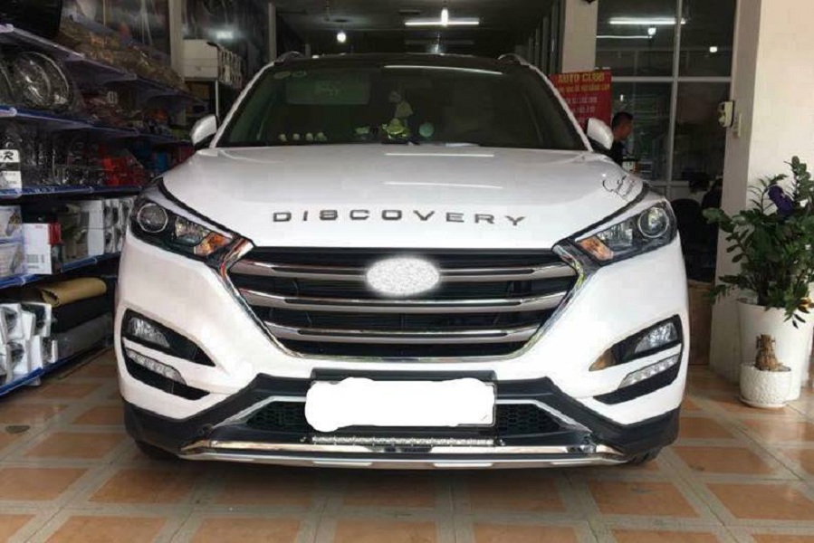 Decal chữ nổi 3D Discovery dán xe ô tô