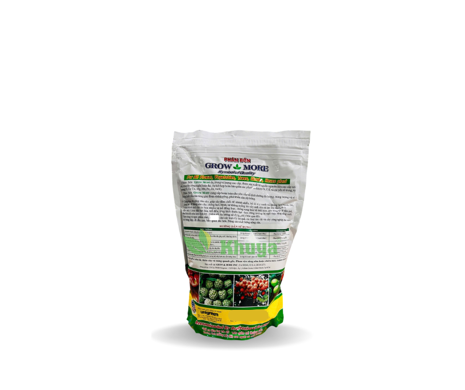 Phân bón Growmore NPK 30-10-10 + TE 1kg Đẻ nhánh khỏe Ra rễ tốt