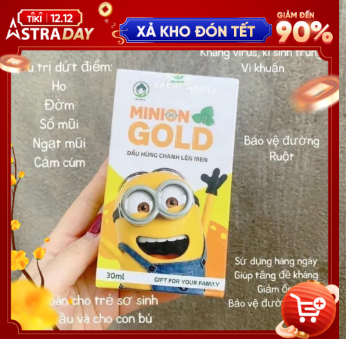 Dầu húng chanh Minion 30ml