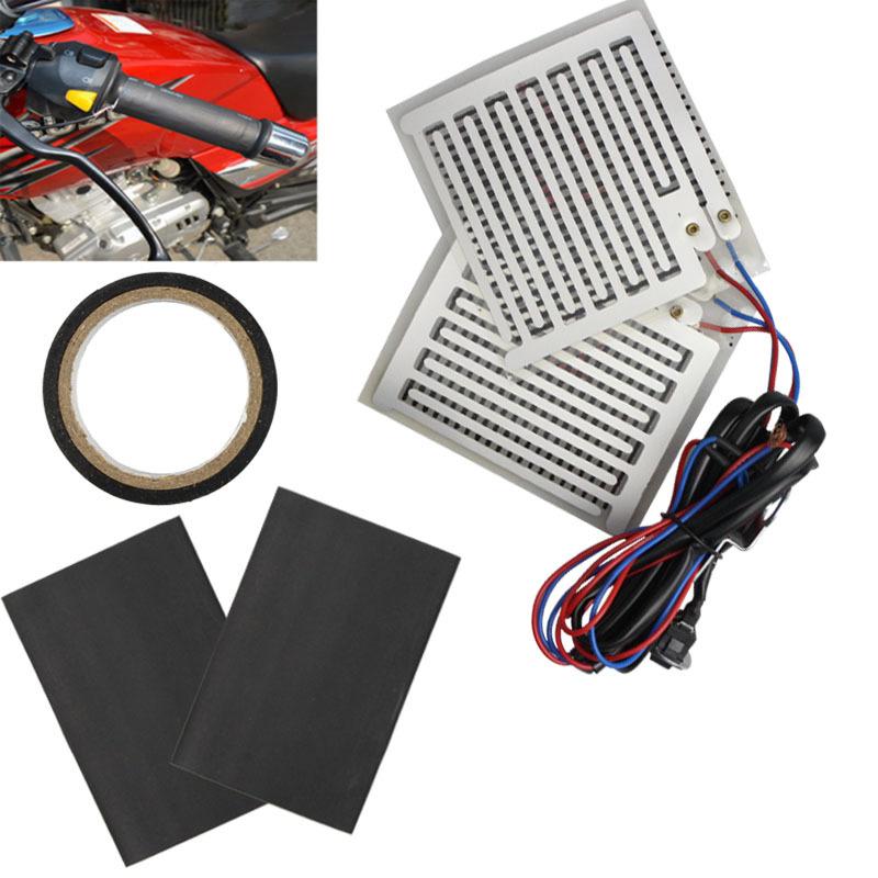 Giao hàng nhanh xe máy sưởi tay cầm điện 12V sưởi tay cầm bao lạnh đa năng sửa đổi tay cầm sưởi