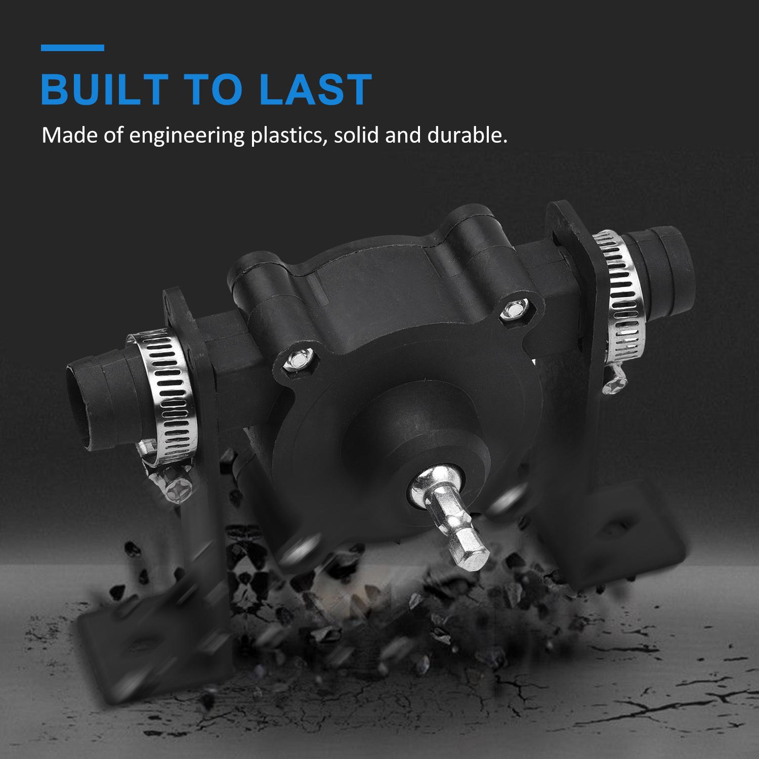 Portable Drill Pump Self Priming Oil Fluid Water Transfer Pump Emergency Bilge Pump Watering Fish Tank Pump for All