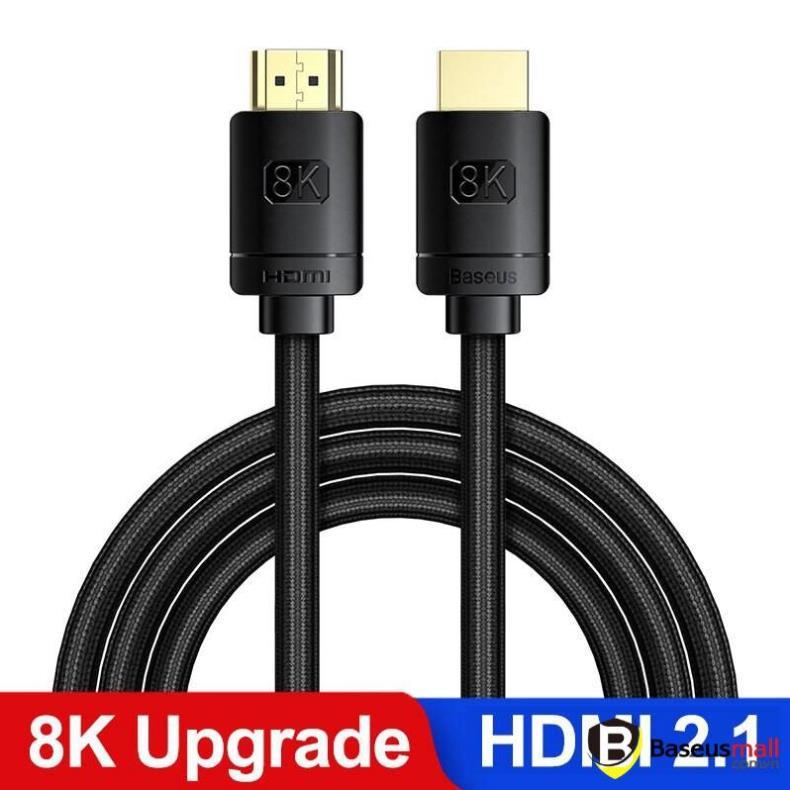 Cáp HDMI 2.1 8K cao cấp Baseus High Definition Series (Hàng chính hãng