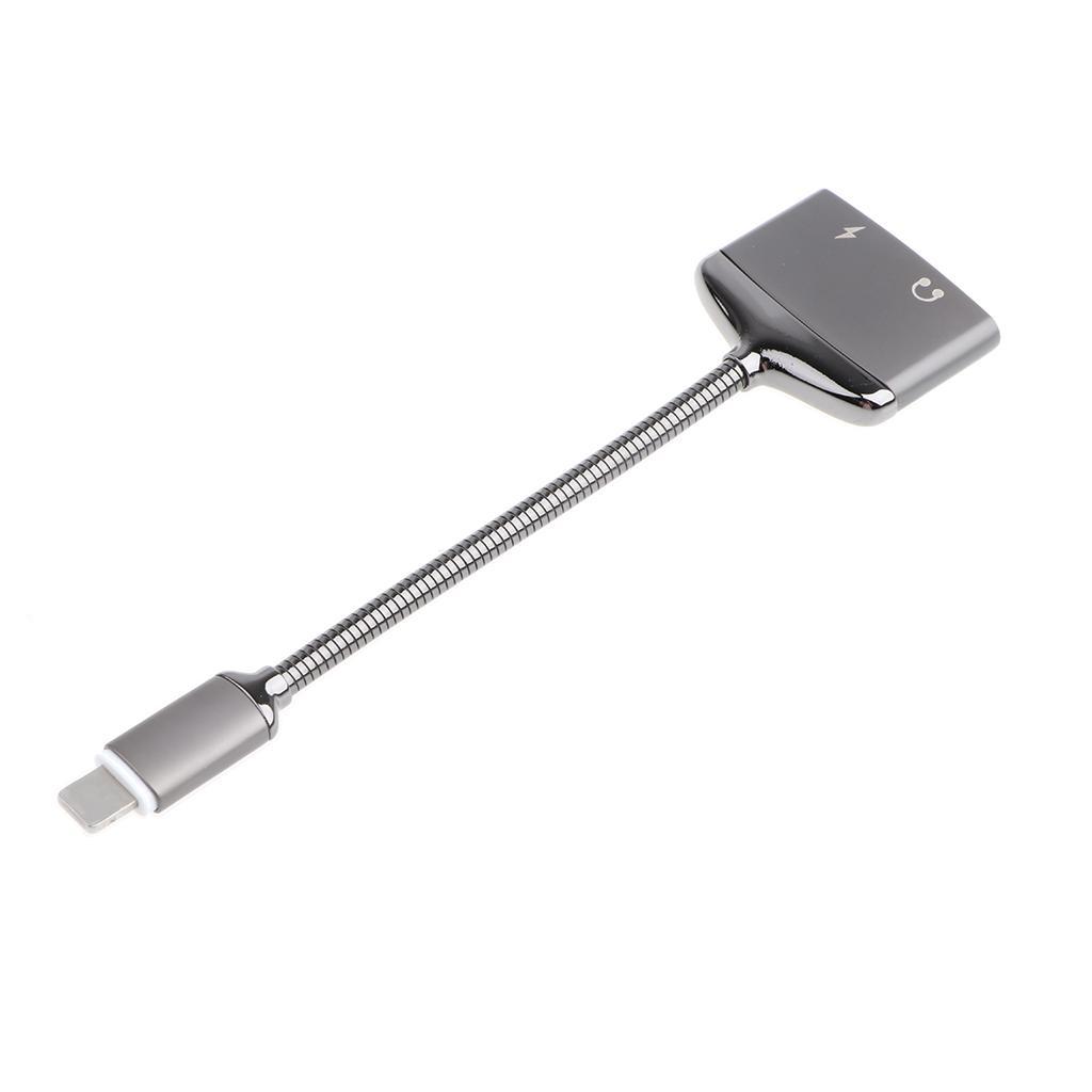 Headphone Audio and Charge Cable Adapter Splitter 2 in 1 for  7 8 X