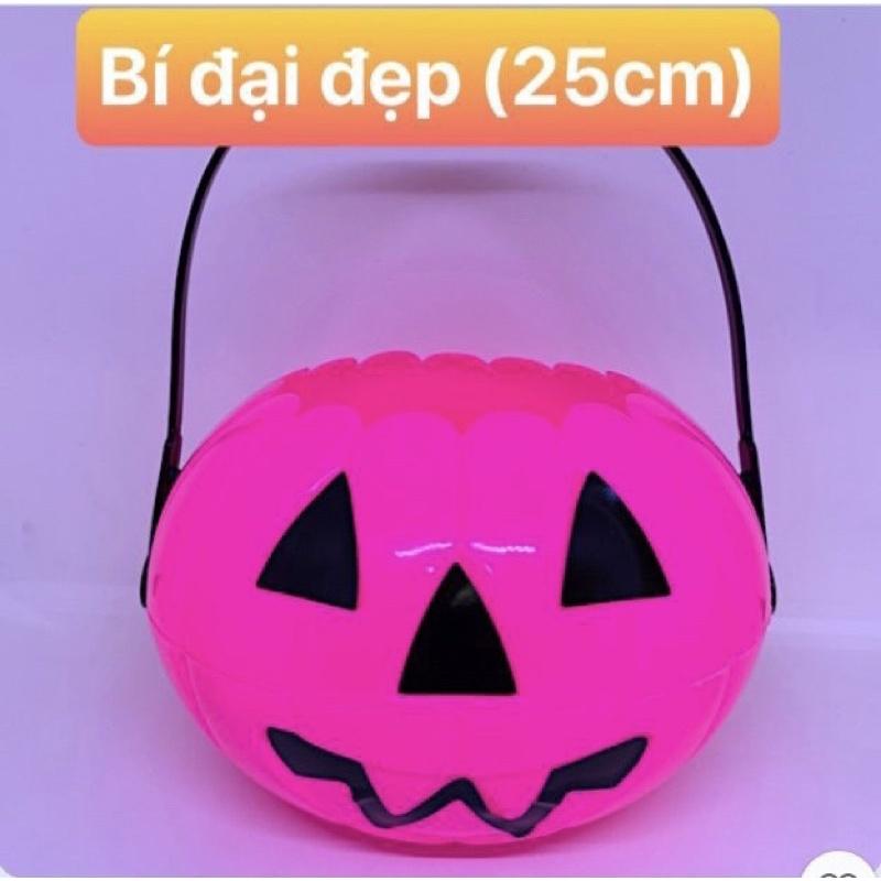 Giỏ Bí Đẹp cho bé đựng kẹo và trang trí halloween