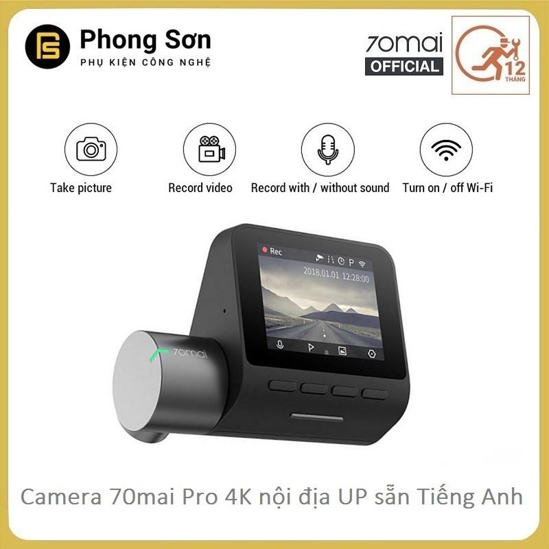 Combo Camera Hành Trình Xiaomi 70mai Dash Camera Pro + Module GPS hiển thị ADS - Bản Nội Địa Chuyển Sang Tiếng Anh