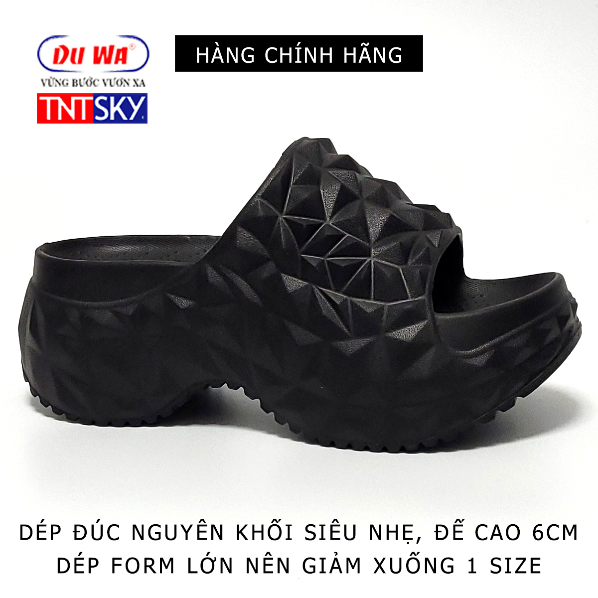 Dép Nữ Quai Ngang Đúc Liền Khối Siêu Nhẹ - Hàng Chính Hãng - TK534