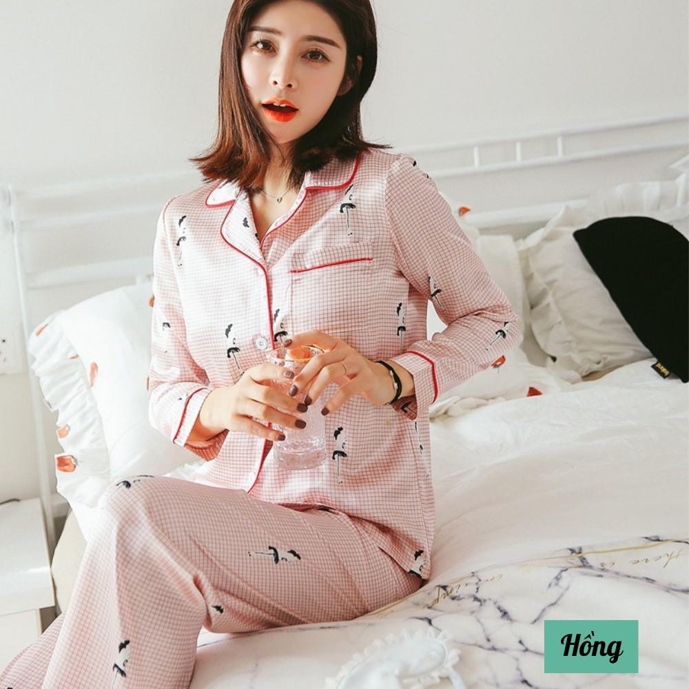 Đồ Ngủ Pijama Nữ Lụa Dài Chất Satin Đẹp (Ảnh + Video thật)