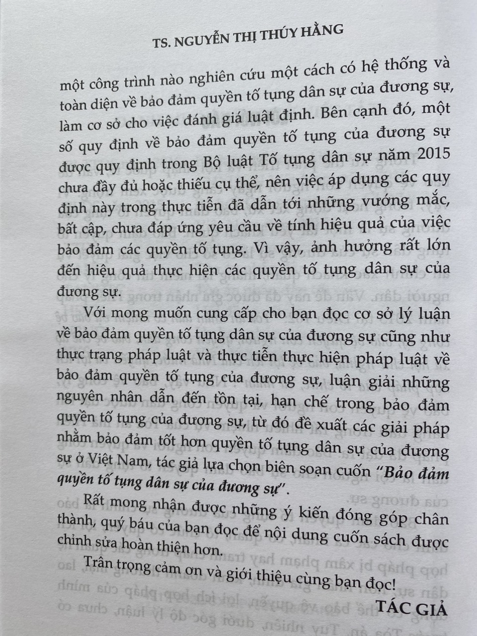 Bảo Đảm Quyền Tố Tụng Dân Sự Của Đương Sự