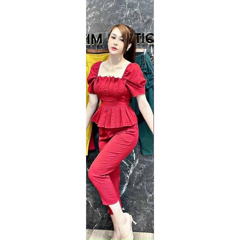 SET PEPLUM XẾP LI