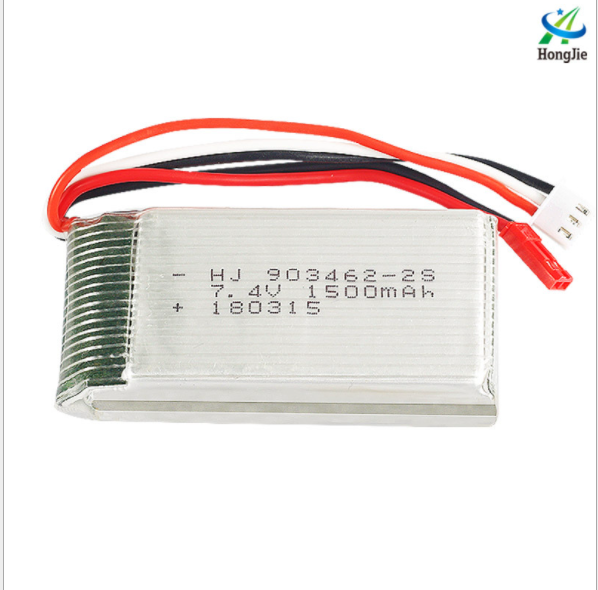 Pin 7.4v 1500mah JST Pin sạc đồ chơi điều khiển có mạch bảo vệ xả 25c