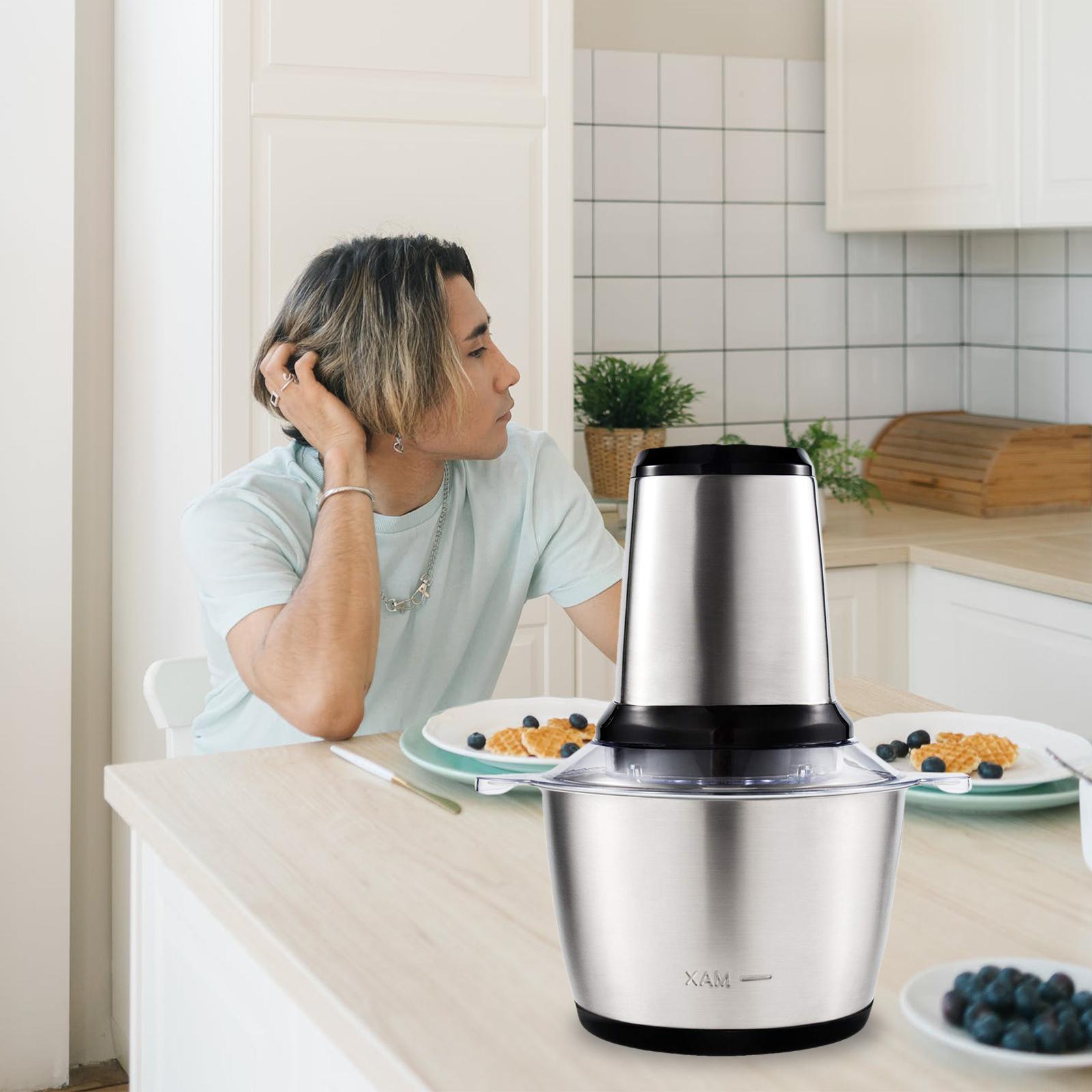 Máy Xay Thịt Đa Năng 2L Với 2 Mức Tốc Độ Không Tiếng Ồn