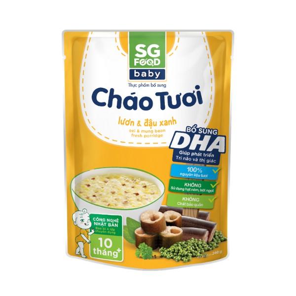 Cháo tươi Baby Sài Gòn Food Lươn &amp; Đậu xanh 240g