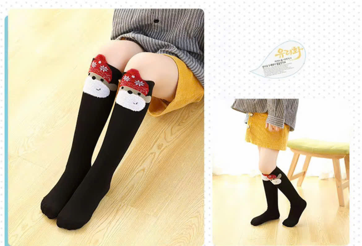 TẤT VỚ HOẠ TIẾT HOẠT HÌNH SIÊU XINH DỄ THƯƠNG MÃ 32 TỪ 3-12 TUỔI DÀNH CHO BÉ GÁI