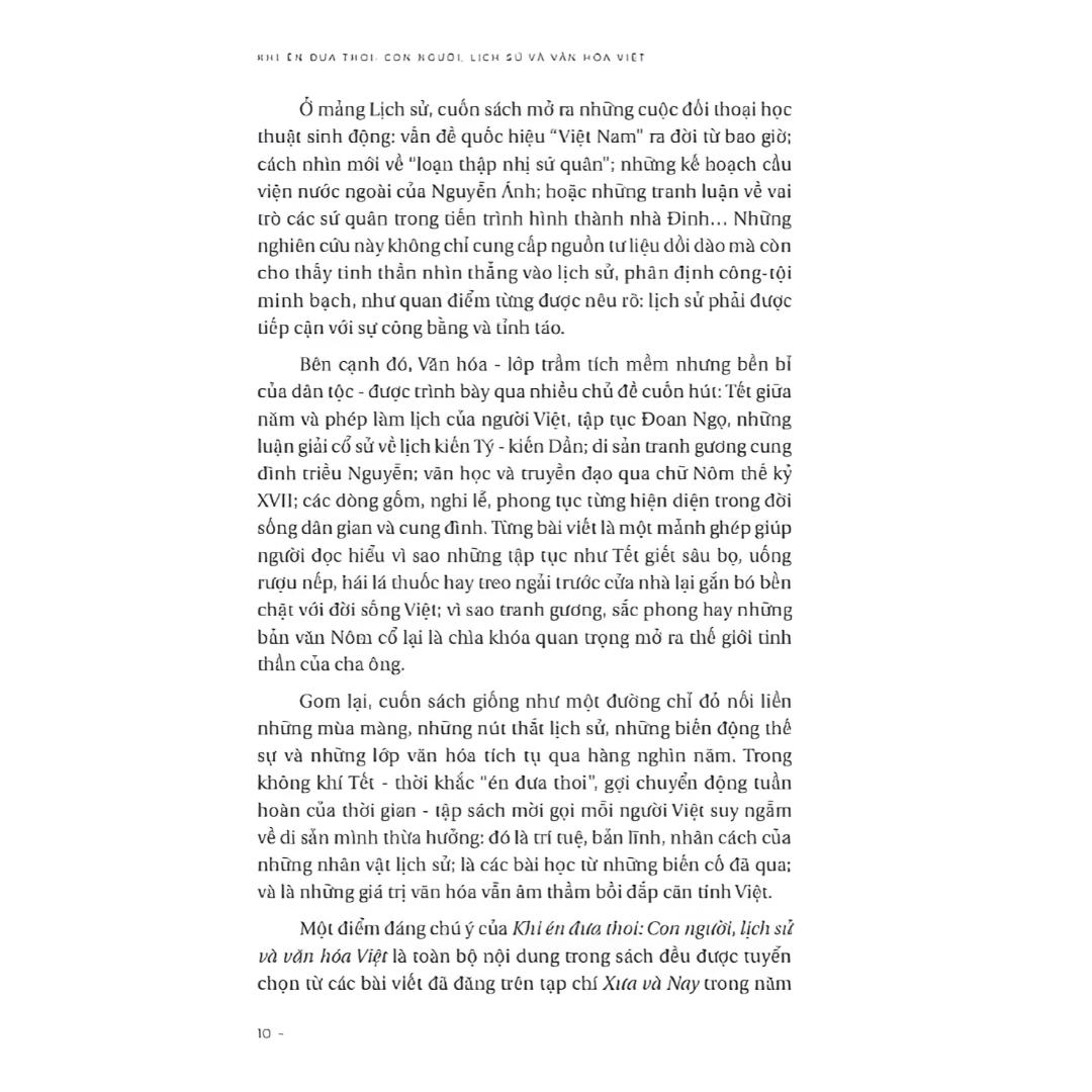 Khi Én Đưa Thoi - Con Người, Lịch Sử Và Văn Hoá Việt - Omega Plus