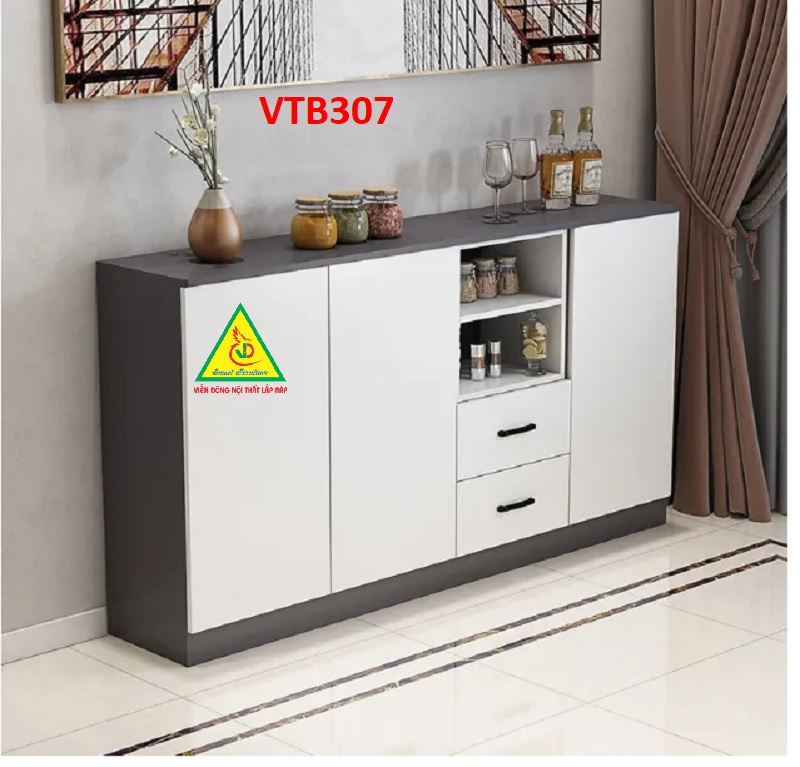 Tủ bếp, tủ nhà bếp VTB307- Nội thất lắp ráp Viendong Adv