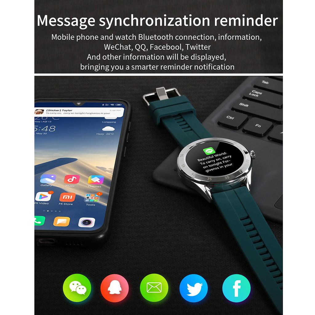 Women Men Bluetooth Smart Watch Wrist Band Sedentary Reminder