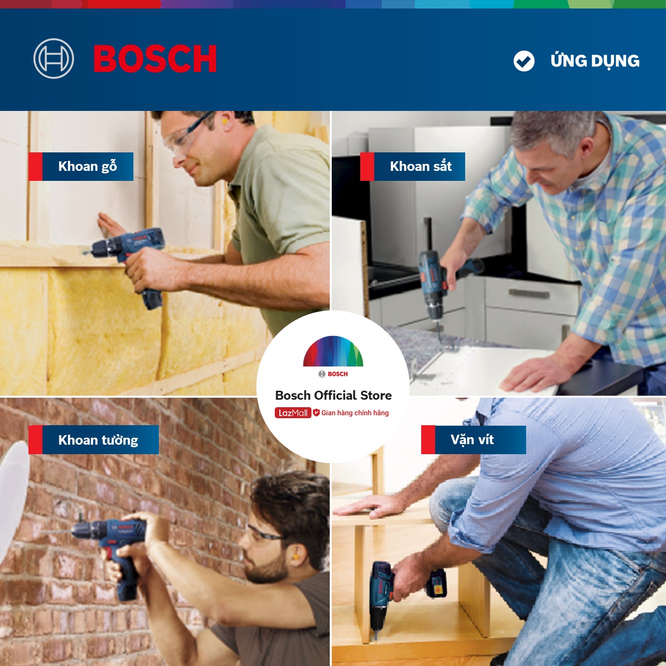 Bộ Mũi Khoan Và Vặn Vít X-Line 34 Chi Tiết Bosch 2607010608