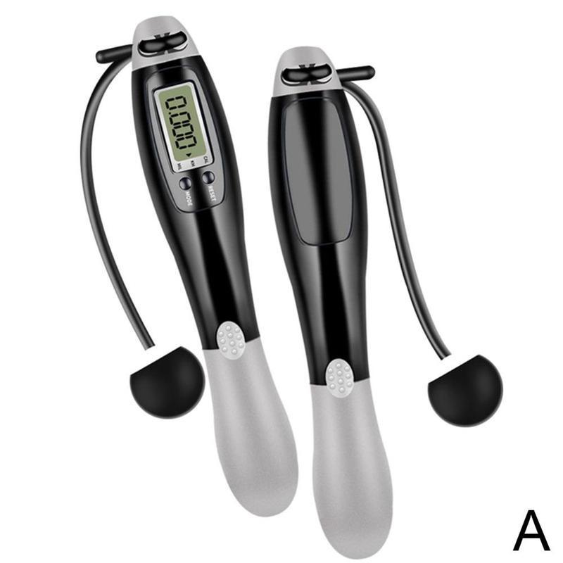 Điện Tử Đếm Nhảy Dây Thông Minh Nhảy Dây Có Màn Hình LCD Tốc Độ Đếm Bỏ Qua Phản Excersise Thiết Bị