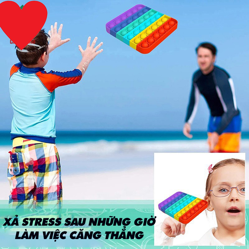 Pop it 2021 - Nhấn Bóng Bóng Xả Stress Cực Hot Tiktok, Giải Tỏa Căng Thẳng Dành Cho Mọi Lứa Tuổi